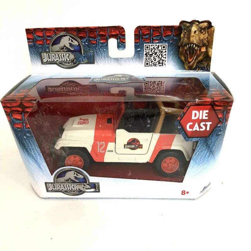 1/43 весы сплав металл литье под давлением Jeep Jurassic Parks Винтаж классика внедорожник авто модель игрушка для
