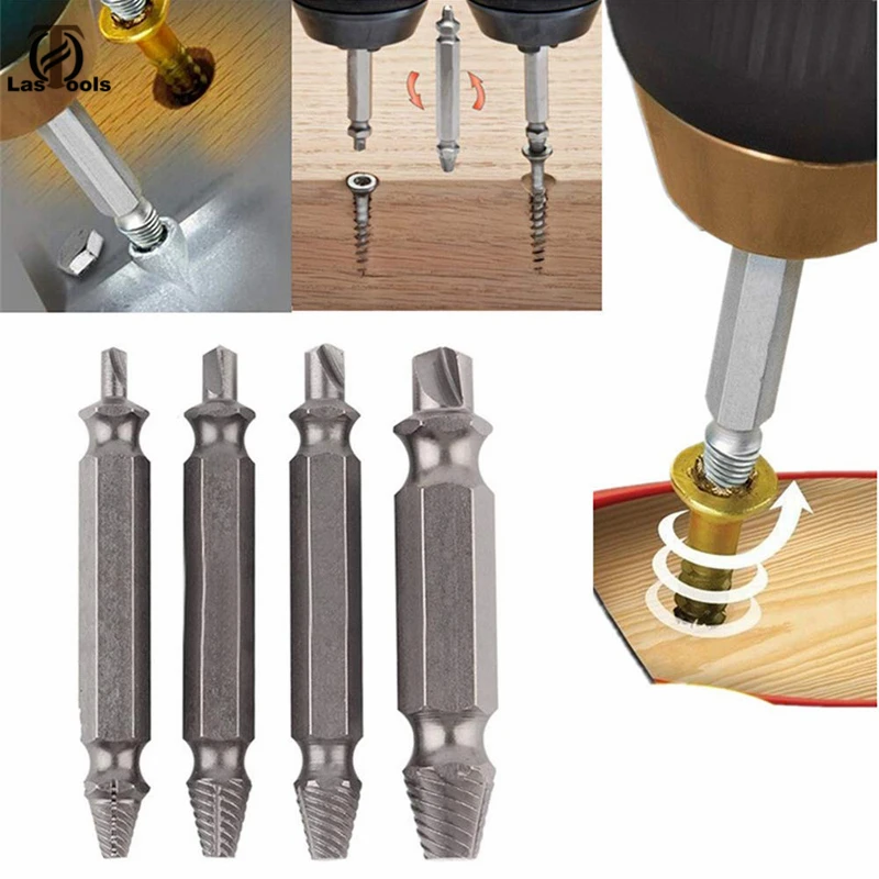 4 шт. поврежденный Винт экстрактор сверла руководство набор сломанной скорости