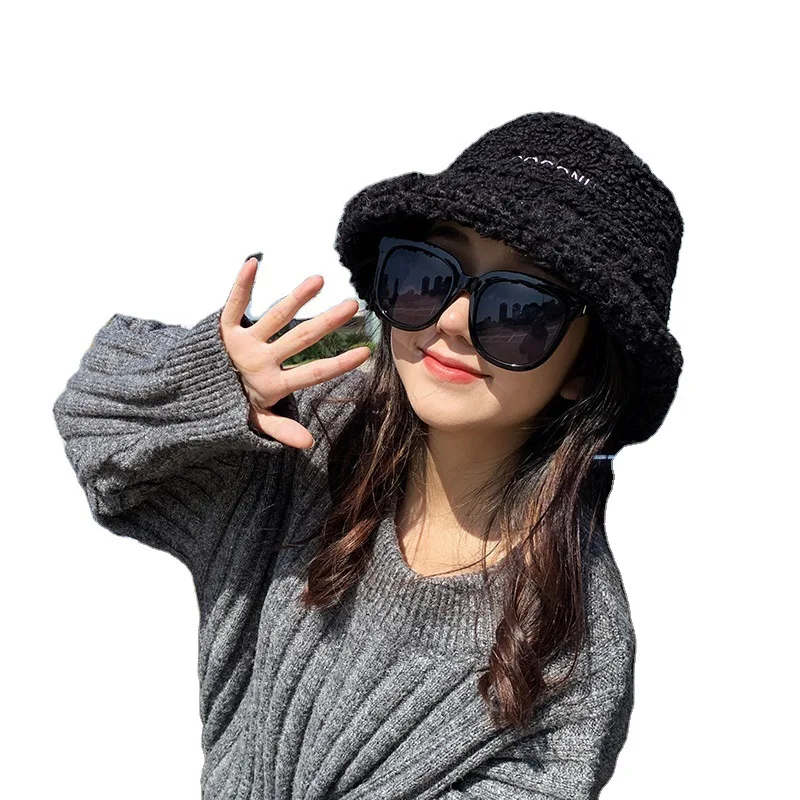 

hat han edition female qiu dong the day star style restoring ancient ways joker warm Japanese web celebrity basin hat