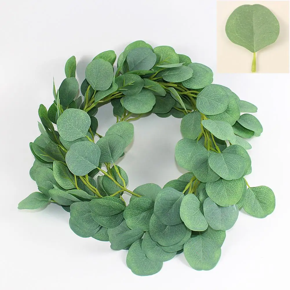 Искусственные зеленые растения тростника реалистичные эвкалипта ротанга