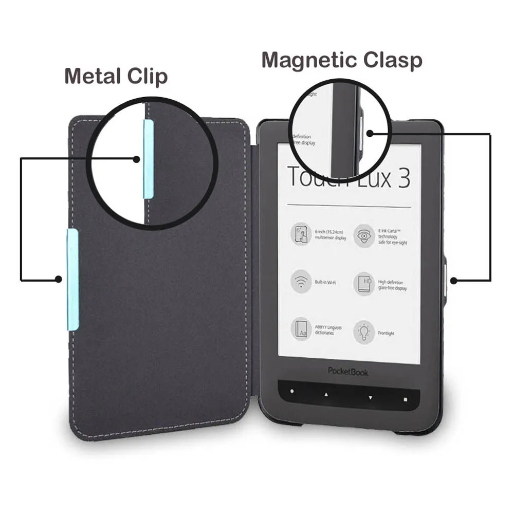 Модный чехол для Pocketbook Touch Lux2 Lux3 защитный 614 615 624 625 626 | Компьютеры и офис