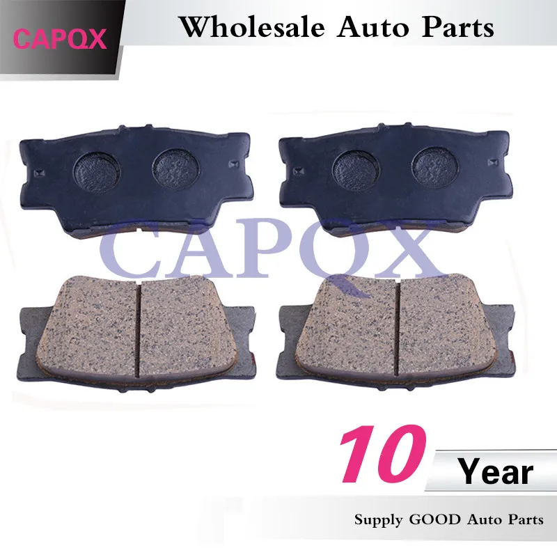 Передние и задние тормозные колодки CAPQX 2 шт. 04465-33450 04466-33160 для ES240/ES350 HYBRID 2006 2007 CAMRY
