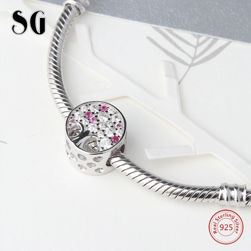 925 стерлингового серебра древо жизни кубического циркония соответственные