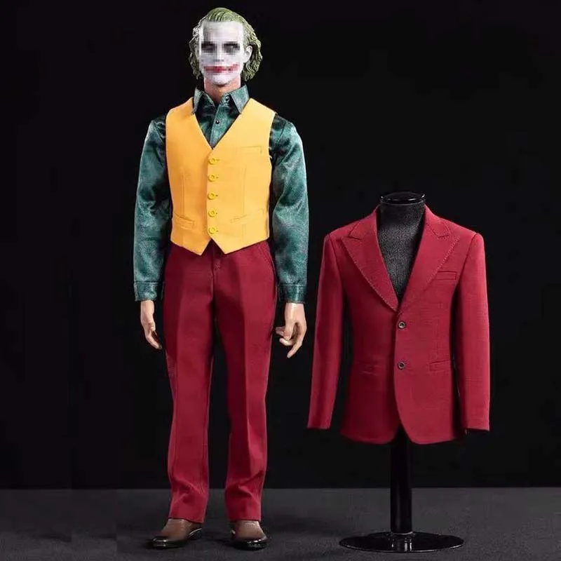 Collection 1/6 Joker Suit Set Comedian Clown Joaquin Toy Center CEN-M13 Exclusive Red Clothes Accessory | Игрушки и хобби