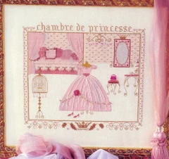 T910 [принцесса розовая спальня] без аксессуаров точная печать ткани Набор для