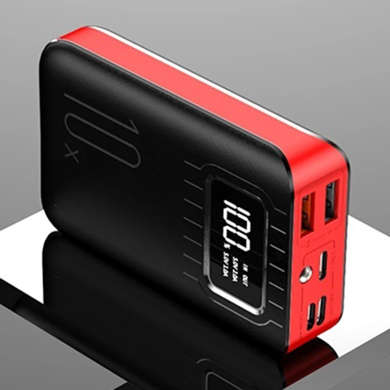 Серебристый Mi ni power Bank 10000 мАч, двойной USB внешний аккумулятор для мобильного телефона, быстрая зарядка для iphone, xiaomi mi, портативное зарядное устройство, внешний аккумулятор, милый - Цвет: Серебристый