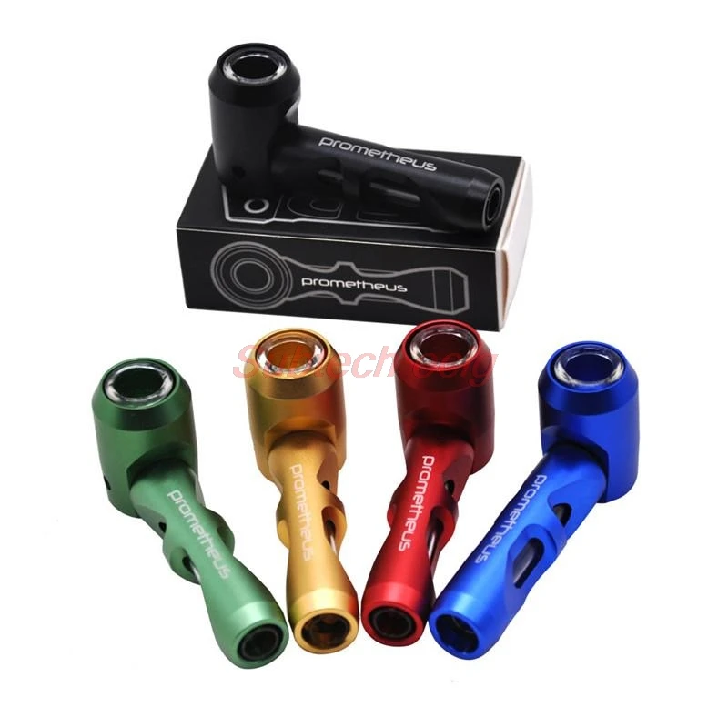 

Карманные Металлические курительные трубки Prometheus, электронная сигарета, табачная трубка, восковой держатель для сухих трав, стеклянная мет...