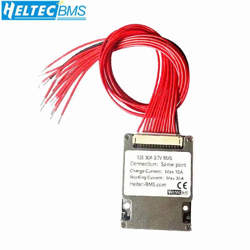 

Wholesale Heltec 48V BMS 24V 6S 7S 8S 11S 12S 13S 14S 20A 30A BMS Balance Board for 48V Electric bicycle and electric tools