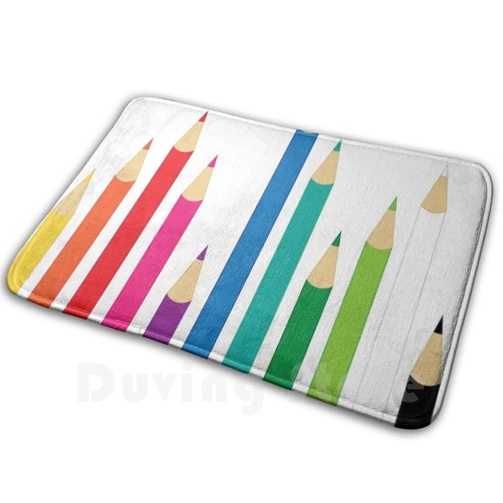 Цветные карандаши коврик ковер Противоскользящие коврики для пола спальни