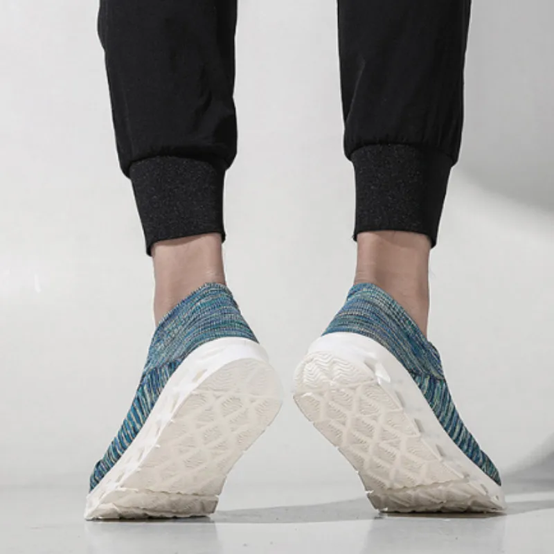 Спортивная обувь для пар Fujin дышащие сетчатые плетеные кроссовки Прямая поставка