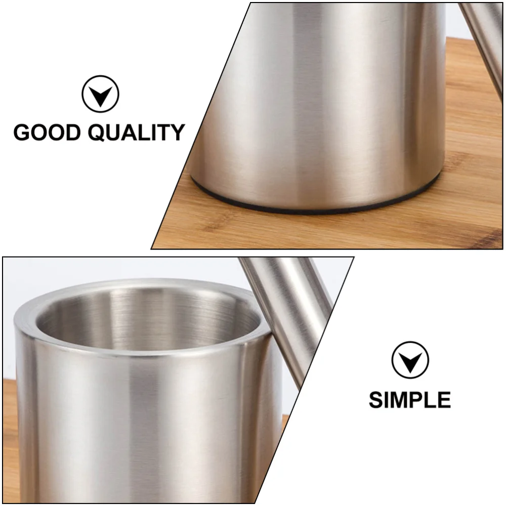 

1 Set of Grinding Rod Grinding Bowl Wear-resistant Garlic Grinders (Silver)