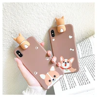 3d dog cartoon painted case for oppo find x2 corgi dogs tpu case for realme xt c3 6 pro 7 x50 x2 pro x7 x 3 c11 c12 phone cover