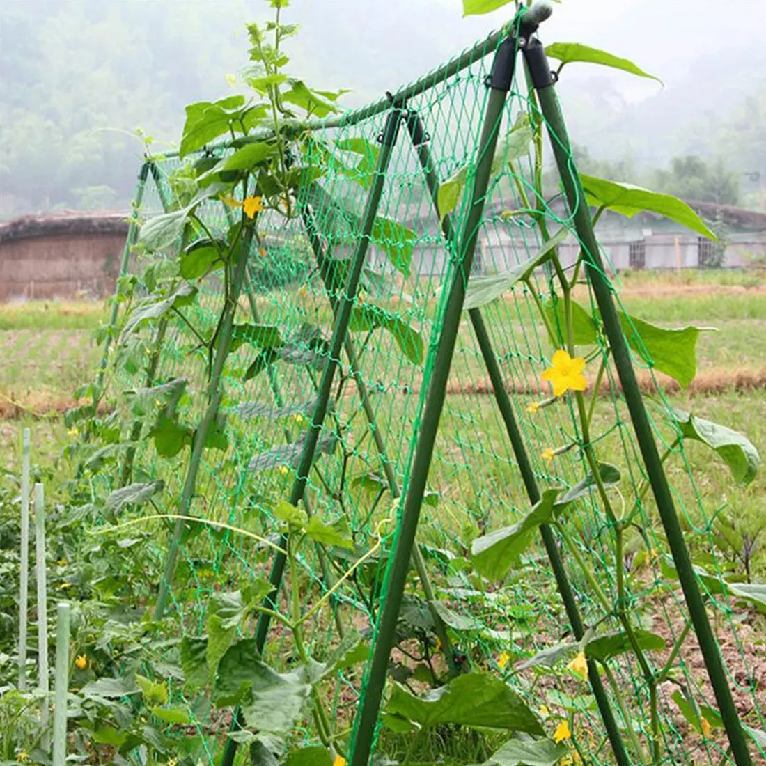 Садовая сетка для забора милипористая нейлоновая рама 0 9*1 8 м|Ограждение шпалеры