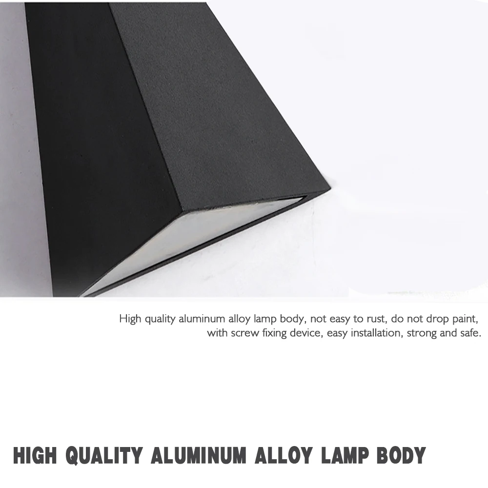 Наружное настенное бра освещение с 9 Вт светодиодными кристаллами