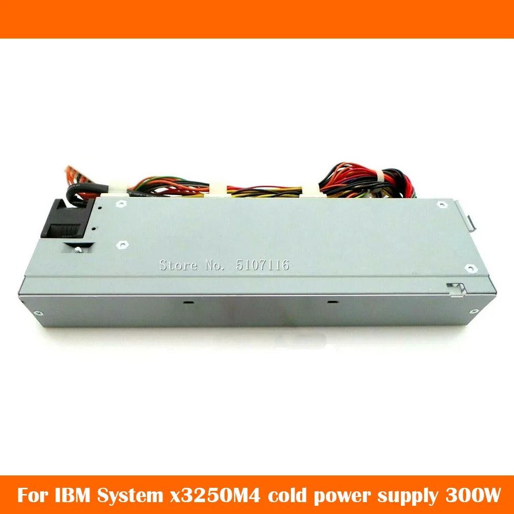 Для оригинальной системы IBM x3250M4, холодный источник питания 300 Вт 81Y6301 69Y5537 00J6070 будет полностью протестирован перед отправкой
