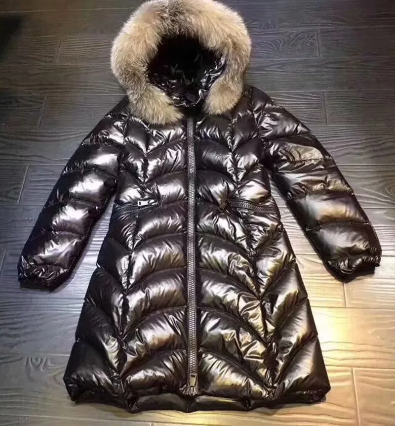 

Длинная зимняя куртка и пальто для женщин 2021, Большая Меховая теплая Толстая черная парка, Модная тонкая верхняя одежда, Casaco Feminino Inverno
