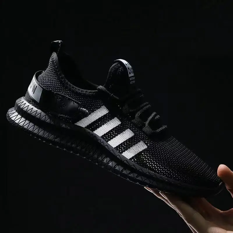 

Summer New Style Flying Woven Sports Shoes Large Size Men Shoes Size 44 Lightweight Breathable Mesh Casual Shoes Running Shoes