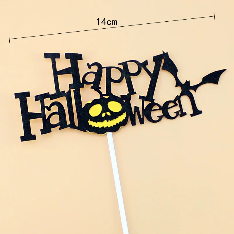 Украшение для торта на Хэллоуин вставные декоративные бумажные стаканчики