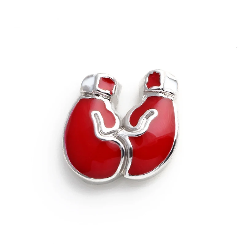 

20Pcs/lot Red Gloves Floating Charms Hand-made DIY for Glass Lockets