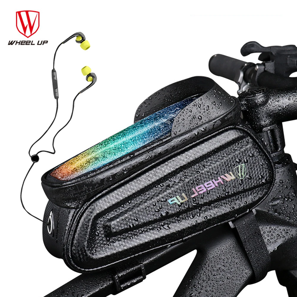 Колесо Велосипеда Сумка спереди трубка велосипедная сумка Водонепроницаемый