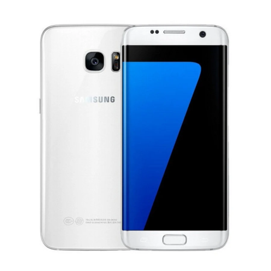 5,5 дюймов samsung Galaxy S7 edge Duos G9350 Dual SIM 64 Гб мобильный телефон 4G LTE Snapdragon 820 4 Гб ram 32 Гб NFC телефон