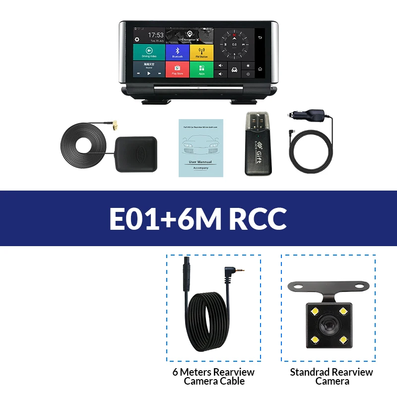 E-ACE E01 Автомобильный видеорегистратор gps 4G навигационный трекер " Android dvr Автомобильная камера wifi 1080P ADAS видео рекордер для автомобильных навигаторов туризма