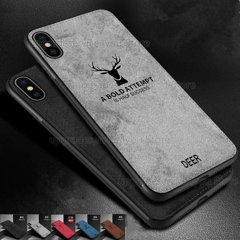 Тканевый чехол с рисунком летучей мыши для iphone 6, 6 S, 7, 8 Plus, ультра тонкая накладка олень Для iphone 11 Pro Max X XS Max XR, чехол с мягкими краями