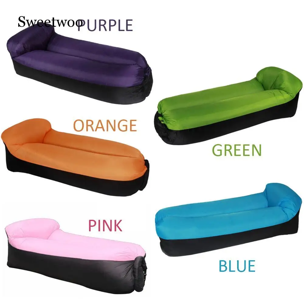 Портативный Надувной Спальный мешок для улицы надувная диванная подушка плоская