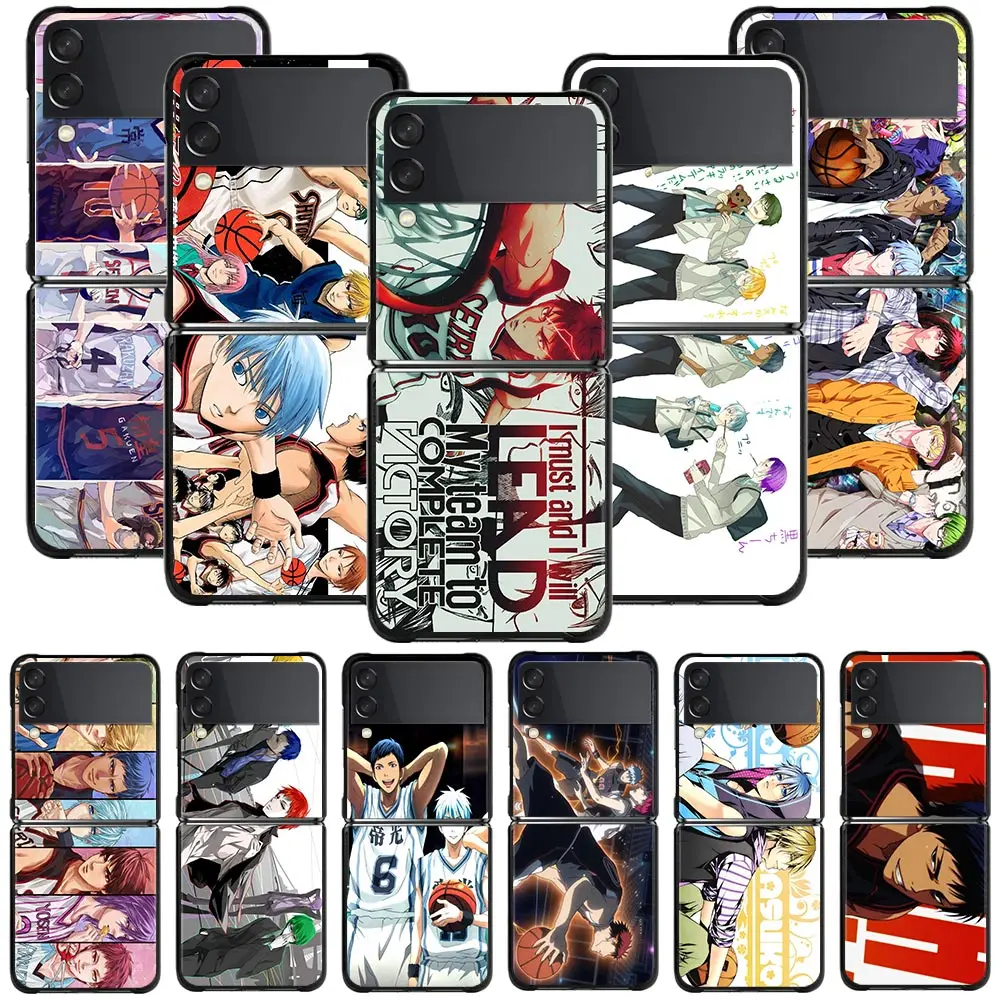 

For Samsung Galaxy Z Flip3 5G Case For Samsung Galaxy Z Flip 3 Zflip 5G Black Hard PC Cases Kuroko's Basketball