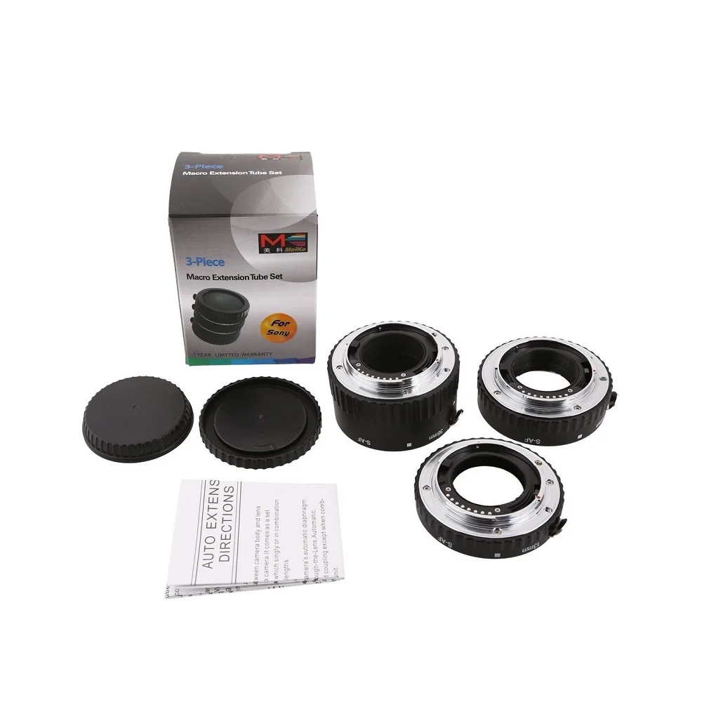 

Meike Metal AF Auto Focus Macro Extension Tube adapter Ring for Sony A200 A230 A450 A330 A350 A450 A550 A560 A580 A700 A900