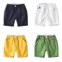 boys summer clothes cotton shorts for kids pure colors casual clothing for boys pants elastic soft trousers outwear 2021 new