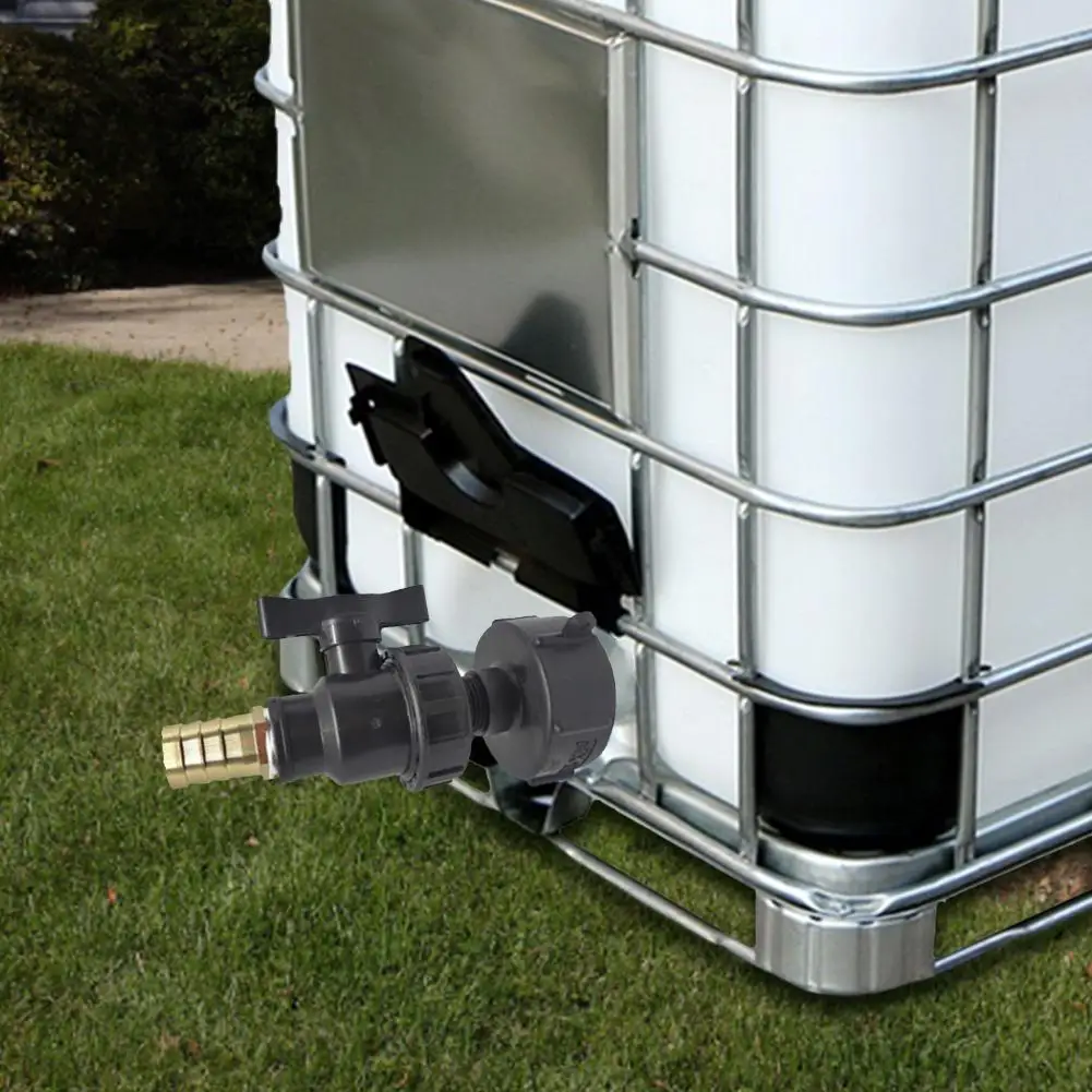 

IBC Tank Adapter Thread Connector Replacement Valve Garden Hose Connector