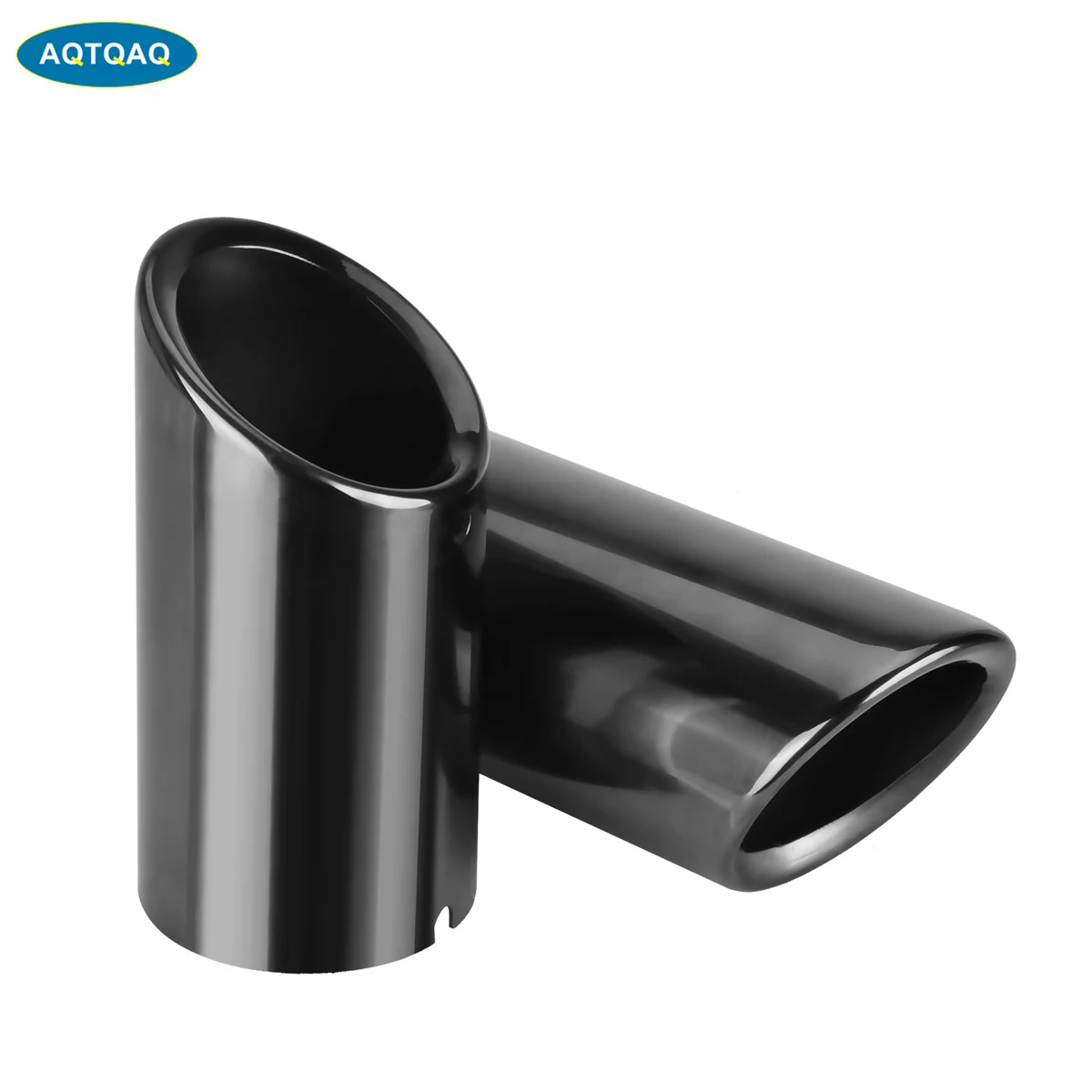 2 шт./компл. хромирование из нержавеющей стали для автомобиля глушитель