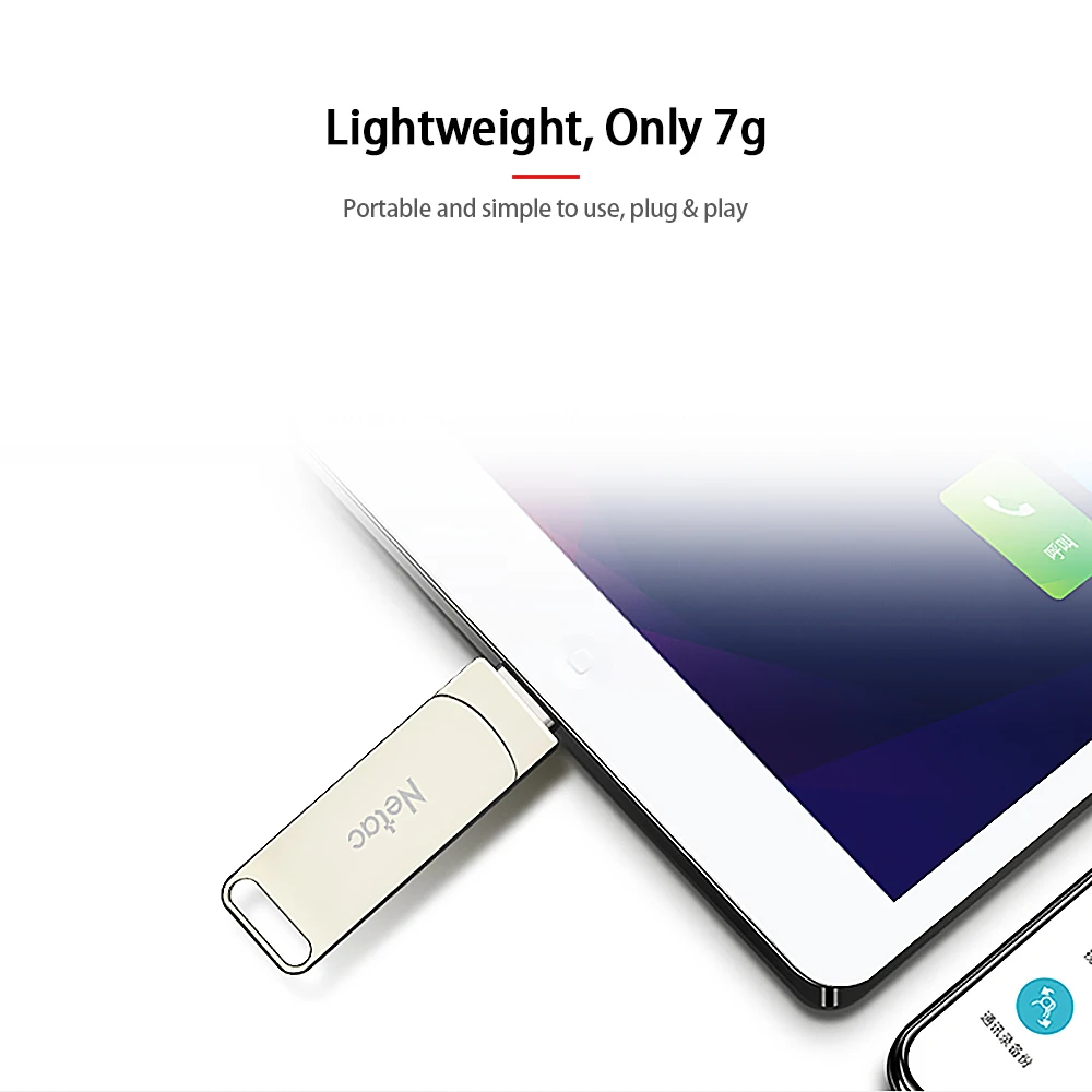Netac U783C Тип-C + USB флэш-накопитель двойной Интерфейс usb Plug &amp Play мобильный телефон