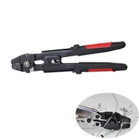 1pcs 2 in 1 crimping pliers steel cable wire rope cutter tools for 0 1 2mm stranded wire for 0 1 2 2mm aluminum casing