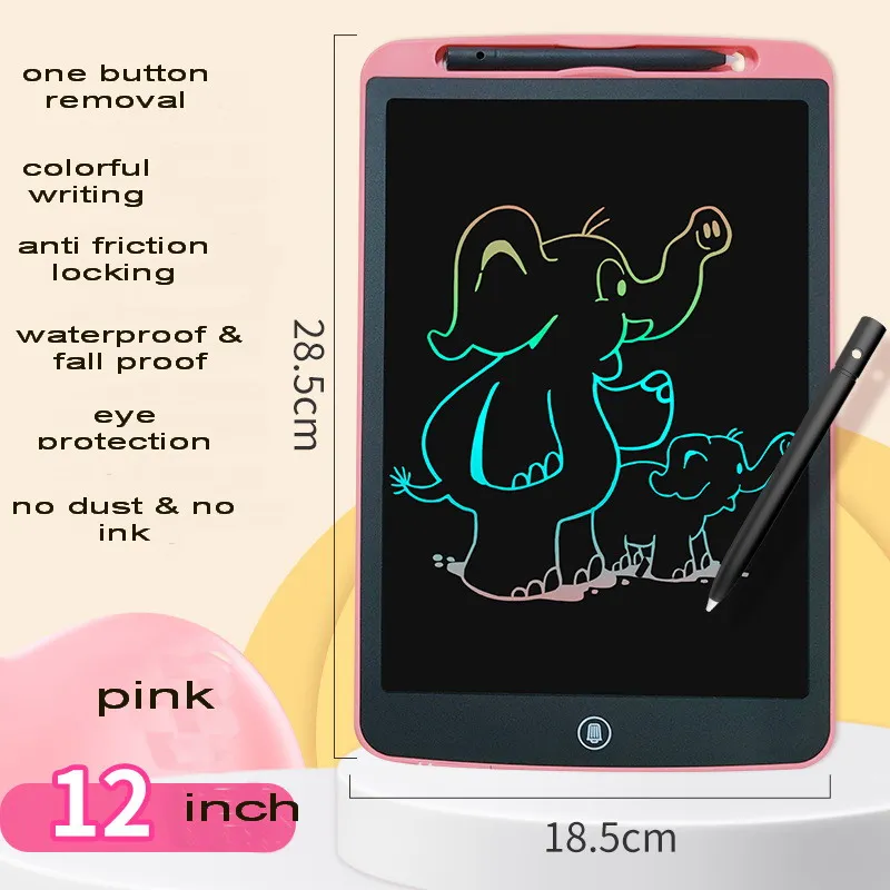 12inch electronic writing board drawing tablet handwriting lcd screen writing pad portable graphics small blackboard kids gifts free global shipping