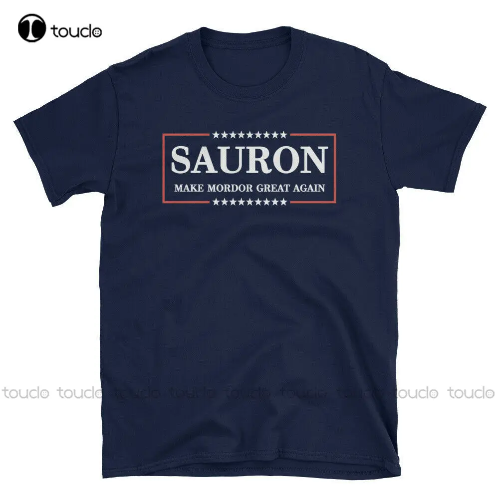 

New Sauron Make Mordor Great Again T-Shirt Trump Maga Parody Lotr Middle Earth Pink Shirts For Women Cotton Unisex Tee Shirt