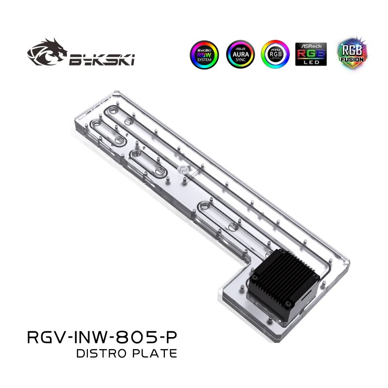 Bykski RGV INW 805 P доски для водных путей In Win чехол Intel CPU Water Block & Single GPU Building|Кулеры и