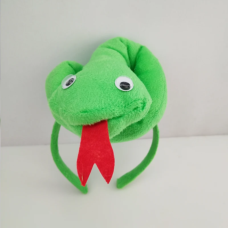 Детский зеленый костюм змейки для взрослых головной убор маскарадный комплект