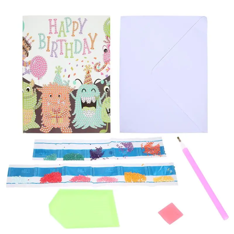 Творческий день рождения DIY Алмазная мозаика 5D вышивка крестом алмаз живопись