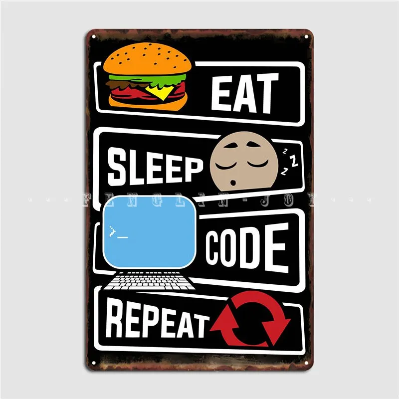 

Программатор, металлический плакат, проектирование панели для паба, гаража, настенное пещера, жестяной плакат