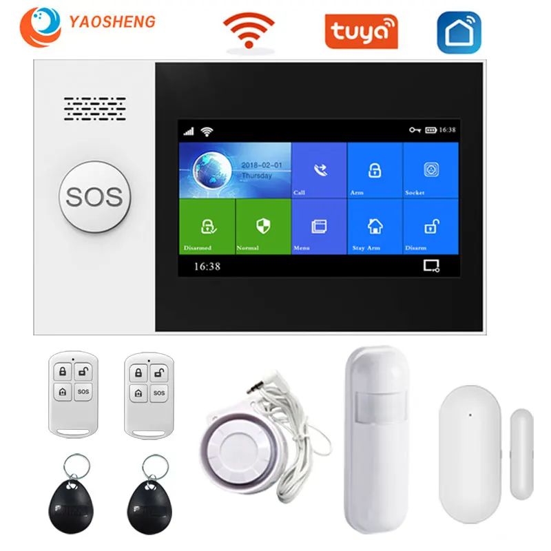 Фото Умная система безопасности с Wi-Fi Gsm датчиком движения и Rfid-картой Безопасность Умная система безопасности с Wi-Fi Gsm датчиком движения и Rfid-картой Безопасность