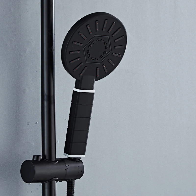 Большая Круглая Хромированная душевая лейка 3 режима из АБС-пластика для