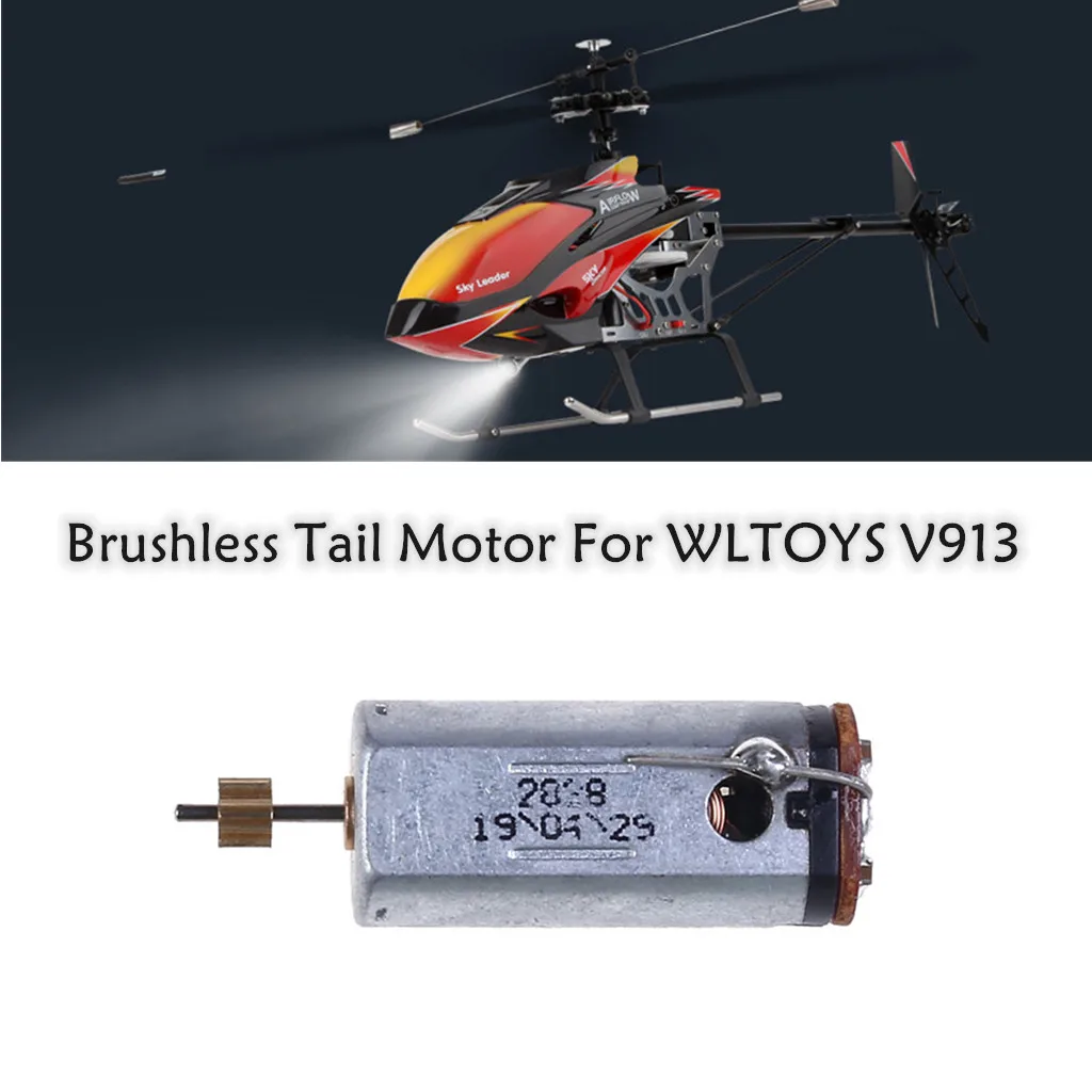 

Drone accessories V913-34 Helicopter RC Parts Brushless Tail Motor Spare Part For WLTOYS V913 RC Helicopter RC Parts