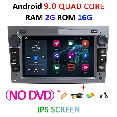 4G 64G 2 Din Android 9 автомобильный DVD gps Навигатор Радио для Opel Astra H G J Antara vectra c b Vivaro astra H corsa c d zafira b DSP - Цвет: G 2G 16G NO DVD