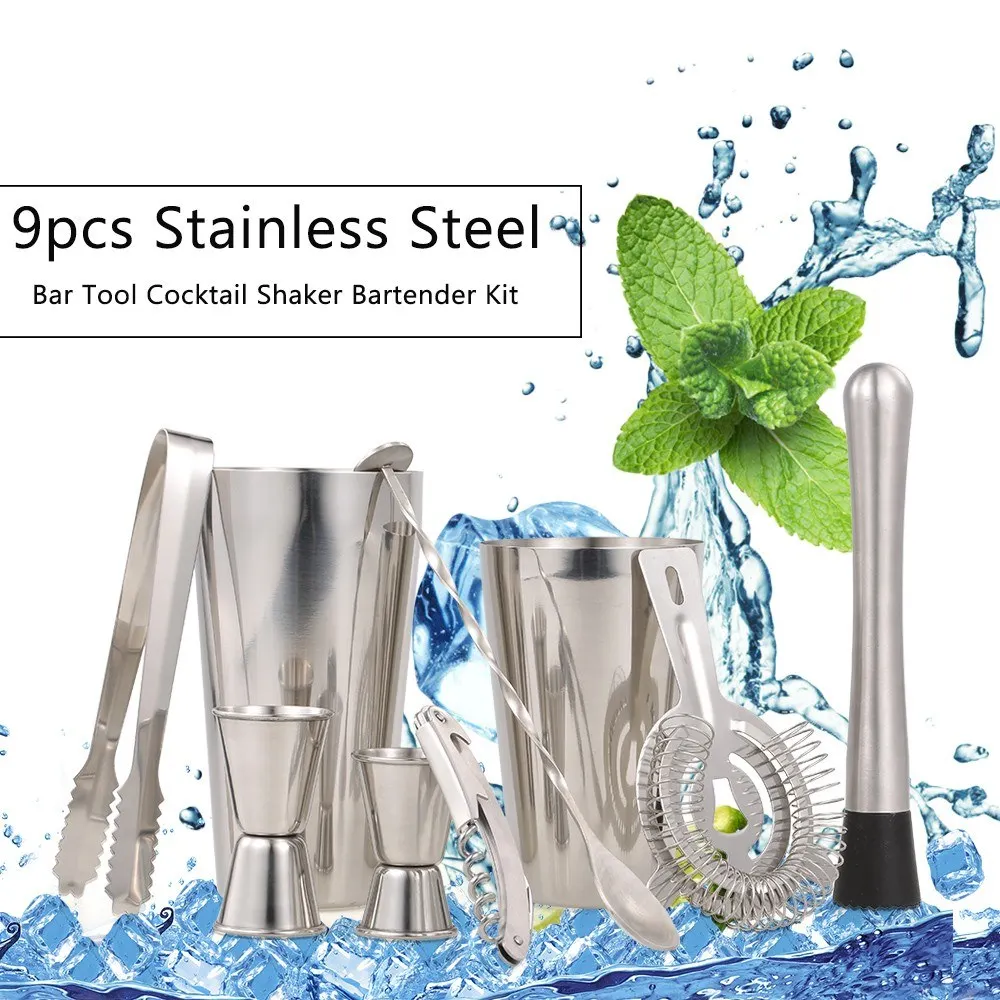 Нержавеющая сталь комплекты адвокатского сословия 9 шт./компл. светодиодный свет