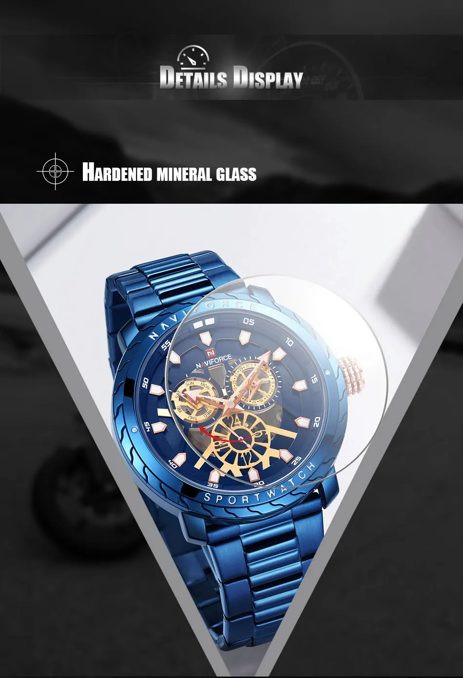 NAVIFORCE мужские наручные часы модные спортивные мужские часы лучший бренд Роскошные военные армейские бизнес из нержавеющей стали кварцевые мужские часы 9158