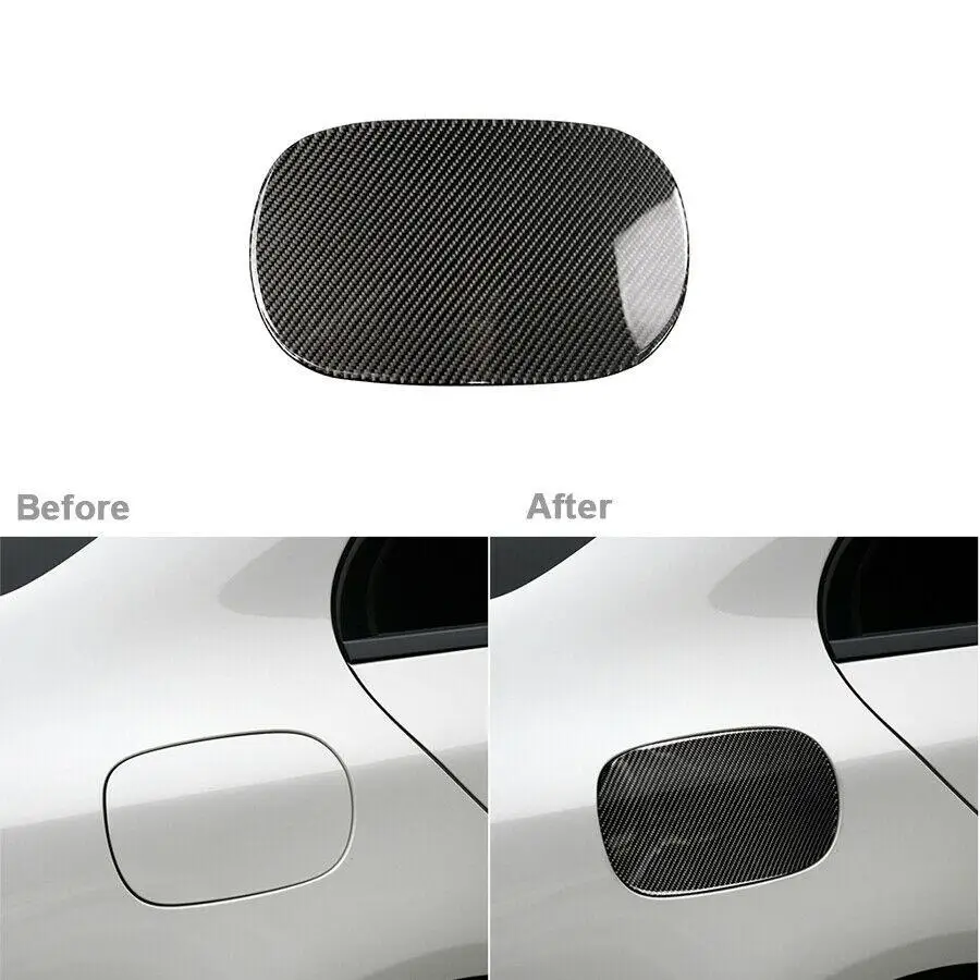 

Carbon Fiber Car Fuel Tank Gas Oil Cover High Temperature Resistance Easy To install, Compatible For C Series W205 2015-18
