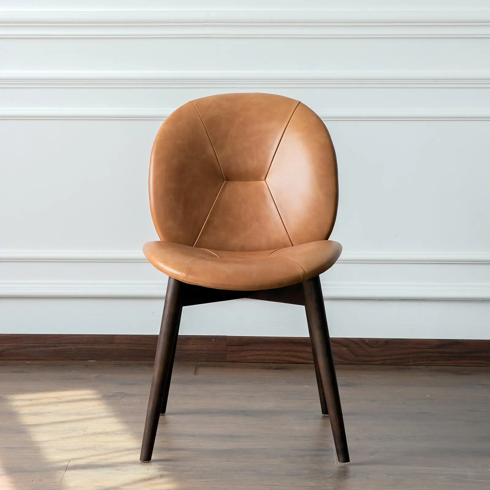 Импортная кожа Массив дерева Ткань Кожа Искусство северных Креативный дизайн