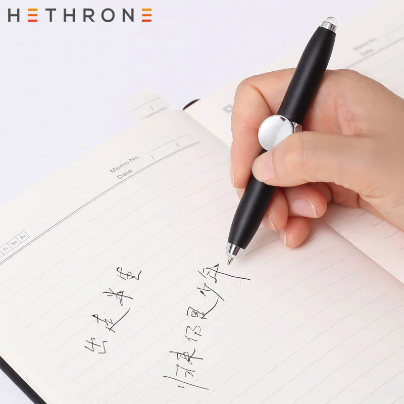 Hethrone Золотая Роскошная Магнитная шариковая ручка с гироскопом опционально